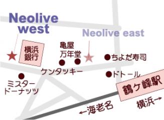 Neolive west地図