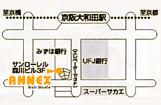ヘア・スタジオ　ANNEX(大和田店)地図