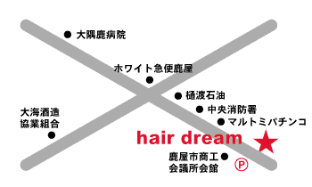 Hair Dream地図