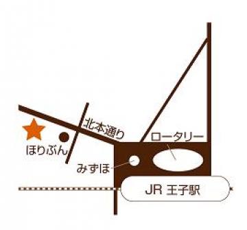 ★☆wisp　OJ☆★　〜王子店〜地図