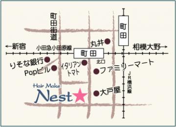 Nest　町田店地図
