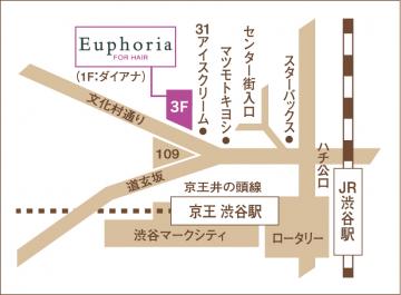 Euphoria【ユーフォリア】SHIBUYA地図