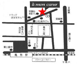 サロンドアクール地図