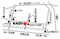 OSHALE SALON KAZU地図