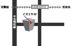 Hair Stadium brace 若江岩田地図