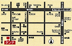 Hair House Tante地図