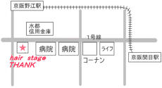 HAIR STAGE THANK地図