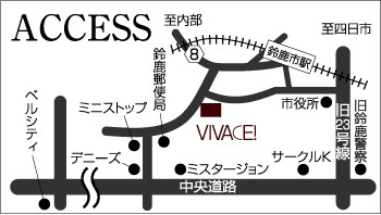 Hair vivace!地図