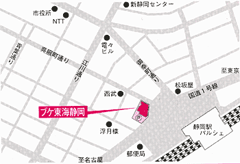 ドリカム　ブケ東海店　地図