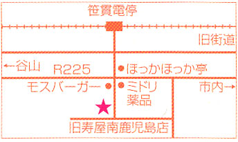 faire 笹貫店地図