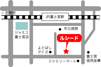 美容室 Lucido地図