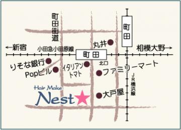 Nest 町田店地図