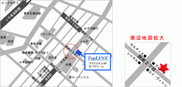 TOPLINE || 銀座 || 中央区 ||地図