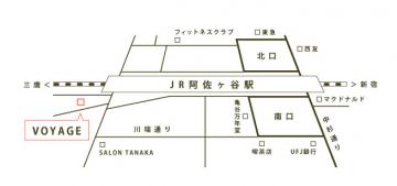 Voyage【阿佐ヶ谷】【美容室】地図