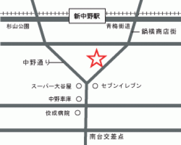 hair studio actage地図