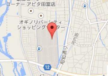 VENUS GARDEN 山梨店地図