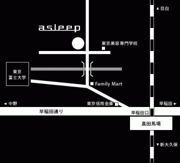 asleep地図