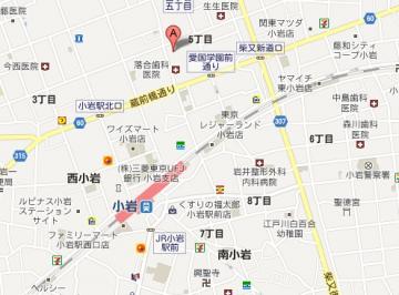 隠れ家salon anty　地図